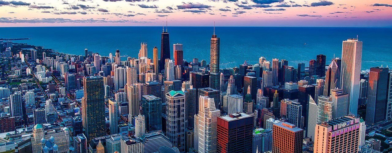 Chicago aerial view